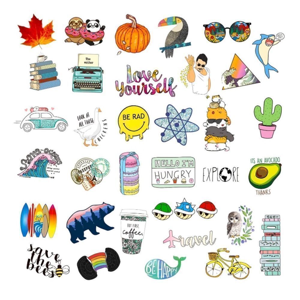 100pc Vinyl Sticker Set  - Picture 2 of 3